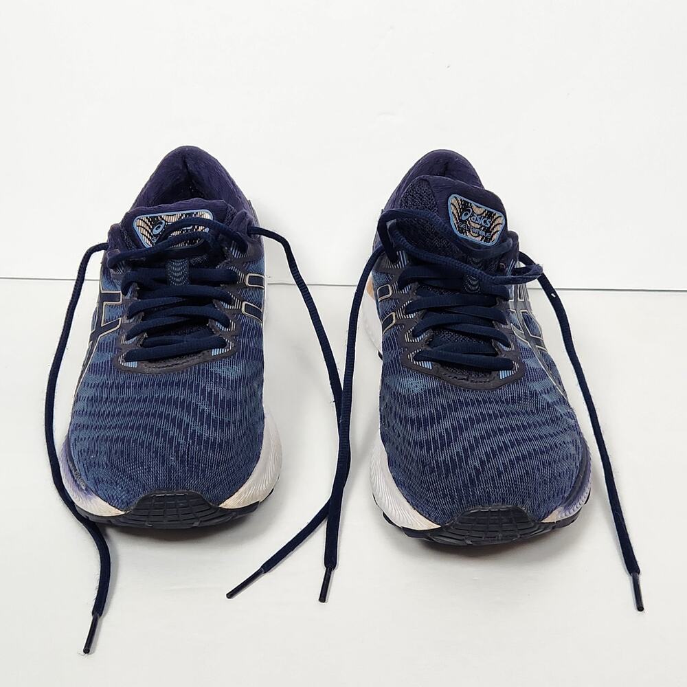ASICS GEL-Nimbus 22 Running Shoes Womens Size 8 Blue FlyteFoam Cushioned